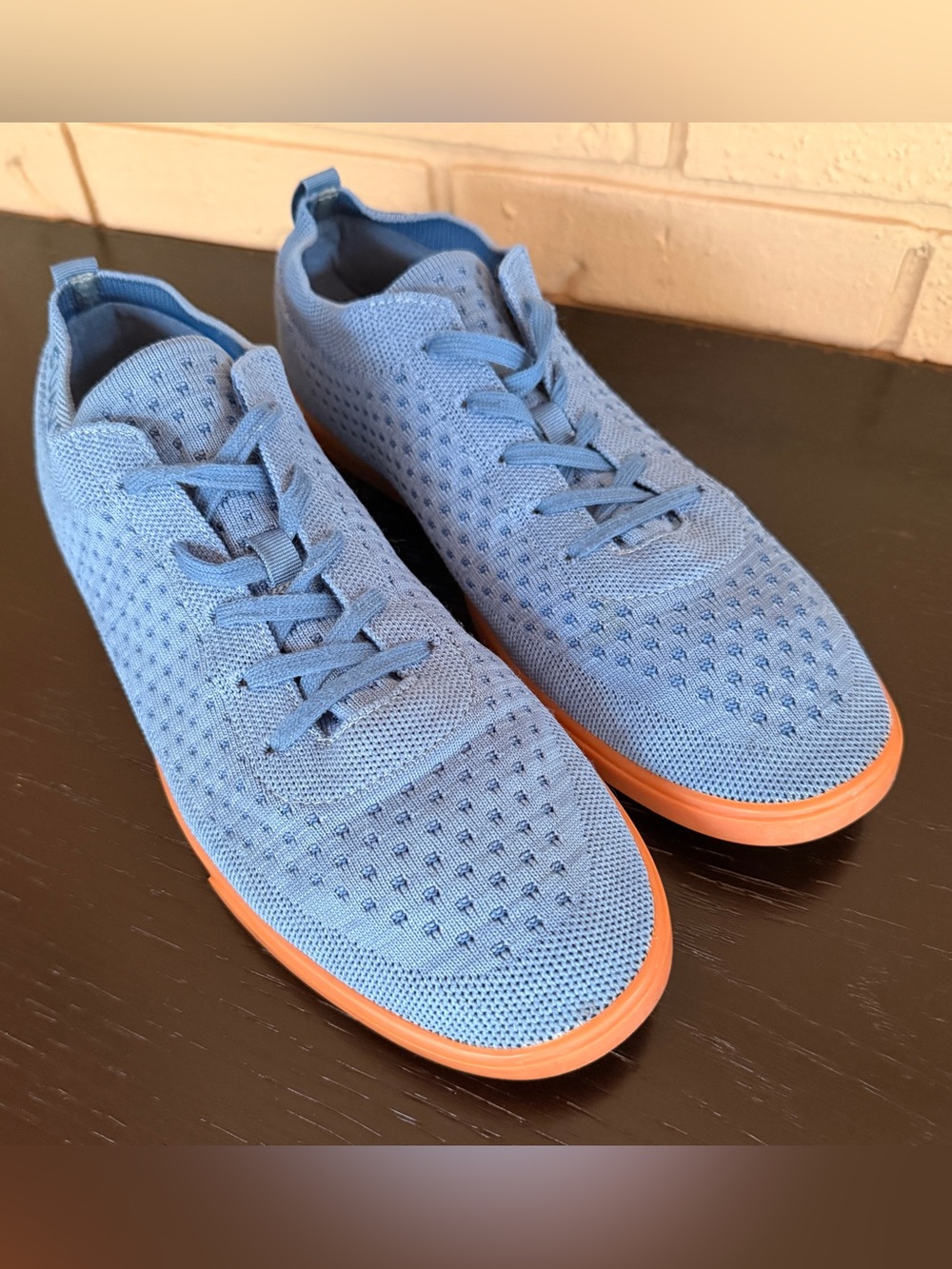 SUAVS Shoes Men’s Size 12 Blue The Zilker Gum Knit Breathable Barefoot Sneakers
